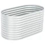 Arriate de acero galvanizado plateado 160x80x81 cm de vidaXL, Maceteros y jardineras - Ref: Foro24-45514, Precio: 112,03 €, D...