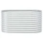 Arriate de acero galvanizado plateado 160x80x81 cm de vidaXL, Maceteros y jardineras - Ref: Foro24-45514, Precio: 112,03 €, D...