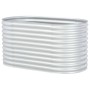 Arriate de acero galvanizado plateado 160x80x81 cm de vidaXL, Maceteros y jardineras - Ref: Foro24-45514, Precio: 114,19 €, D...