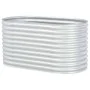 Arriate de acero galvanizado plateado 160x80x81 cm de vidaXL, Maceteros y jardineras - Ref: Foro24-45514, Precio: 112,03 €, D...