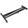 Set Keyboardständer mit doppelter Verstärkung und schwarzem Hocker von vidaXL, Bänke und Hocker - Ref: Foro24-70096, Preis: 6...