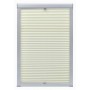 Cream pleated blind PK08 by vidaXL, Blinds and blinds - Ref: Foro24-133543, Price: 36,43 €, Discount: %