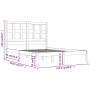 Estructura de cama madera maciza pino blanco 120x190 cm de , Camas y somieres - Ref: Foro24-3104449, Precio: 116,61 €, Descue...