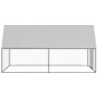 Galvanized steel outdoor chicken coop cage 2x4x2 m by , Cages and habitats for small animals - Ref: Foro24-3154371, Price: 24...
