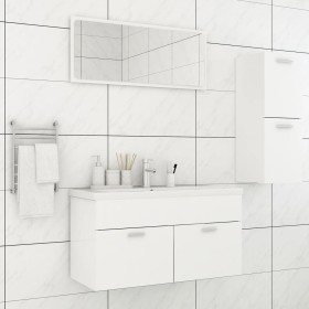 Weißes Badezimmermöbelset aus Holzwerkstoff von , Badezimmermöbel - Ref: Foro24-3071018, Preis: 113,06 €, Rabatt: %
