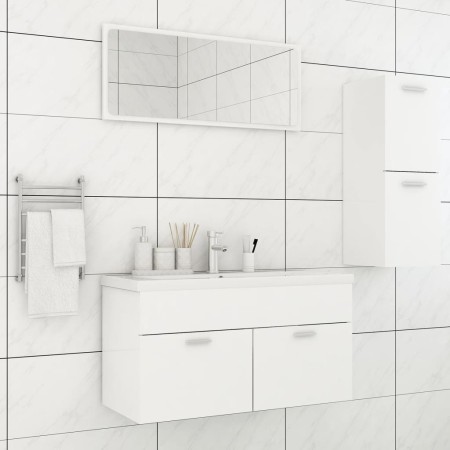 Weißes Badezimmermöbelset aus Holzwerkstoff von , Badezimmermöbel - Ref: Foro24-3071018, Preis: 113,06 €, Rabatt: %