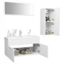 Weißes Badezimmermöbelset aus Holzwerkstoff von , Badezimmermöbel - Ref: Foro24-3071018, Preis: 113,97 €, Rabatt: %