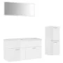 Glänzend weißes Badezimmermöbelset aus Holzwerkstoff von , Badezimmermöbel - Ref: Foro24-3071204, Preis: 286,02 €, Rabatt: %