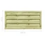 Zauntüren 2 Stück imprägniertes Kiefernholz 150x75 cm grün von vidaXL, Gartentore - Ref: Foro24-45320, Preis: 97,02 €, Rabatt: %
