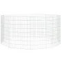 Rabbit cage 10 galvanized iron panels 54x80 cm by , Cages and habitats for small animals - Ref: Foro24-171579, Price: 49,22 €...