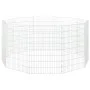 Rabbit cage 10 galvanized iron panels 54x80 cm by , Cages and habitats for small animals - Ref: Foro24-171579, Price: 49,22 €...