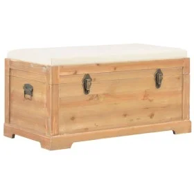 Storage chest with cushion 80x40x40 cm MDF by vidaXL, Storage trunks - Ref: Foro24-280033, Price: 198,29 €, Discount: %