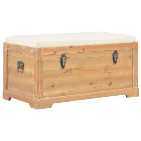 Storage chest with cushion 80x40x40 cm MDF by vidaXL, Storage trunks - Ref: Foro24-280033, Price: 198,29 €, Discount: %