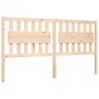 Doppelbettgestell mit Kopfteil aus Massivholz von , Betten und Lattenroste - Ref: Foro24-3192441, Preis: 165,99 €, Rabatt: %