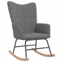 Dunkelgrauer Stoffschaukelstuhl von , Schaukelstühle - Ref: Foro24-328008, Preis: 121,50 €, Rabatt: %
