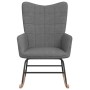 Dunkelgrauer Stoffschaukelstuhl von , Schaukelstühle - Ref: Foro24-328008, Preis: 121,50 €, Rabatt: %