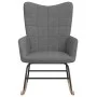 Dunkelgrauer Stoffschaukelstuhl von , Schaukelstühle - Ref: Foro24-328008, Preis: 115,57 €, Rabatt: %