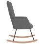 Dunkelgrauer Stoffschaukelstuhl von , Schaukelstühle - Ref: Foro24-328008, Preis: 121,50 €, Rabatt: %