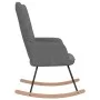 Dunkelgrauer Stoffschaukelstuhl von , Schaukelstühle - Ref: Foro24-328008, Preis: 115,57 €, Rabatt: %