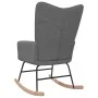 Dark gray fabric rocking chair by , Rocking chairs - Ref: Foro24-328008, Price: 115,57 €, Discount: %