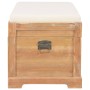 Storage chest with cushion 80x40x40 cm MDF by vidaXL, Storage trunks - Ref: Foro24-280033, Price: 186,98 €, Discount: %
