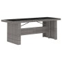 Set de comedor de jardín 11 pzas y cojines ratán sintético gris de , Conjuntos de jardín - Ref: Foro24-3059348, Precio: 2,00 ...