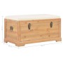 Storage chest with cushion 80x40x40 cm MDF by vidaXL, Storage trunks - Ref: Foro24-280033, Price: 186,98 €, Discount: %