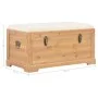 Storage chest with cushion 80x40x40 cm MDF by vidaXL, Storage trunks - Ref: Foro24-280033, Price: 198,29 €, Discount: %