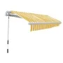 Manuell betriebene Faltmarkise 300 cm gelb und weiß von vidaXL, Markisen - Ref: Foro24-275558, Preis: 228,74 €, Rabatt: %