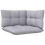 5-teiliges Gartenmöbel-Set und Kissen Zirbenholz grau von , Gartensets - Ref: Foro24-3096021, Preis: 443,04 €, Rabatt: %
