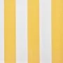 Toldo plegable de operación manual 300 cm amarillo y blanco de vidaXL, Toldos - Ref: Foro24-275558, Precio: 228,74 €, Descuen...