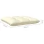 7-piece garden furniture set with cream-colored pine wood cushions by , Garden sets - Ref: Foro24-3096094, Price: 523,88 €, D...