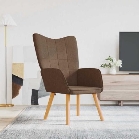 Sillón de relax de tela marrón en Sillones | Comprar online en Foro24