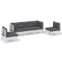 Gartenmöbel 5 Stk. mit Kissen aus massivem Kiefernholz von , Gartensets - Ref: Foro24-3096185, Preis: 436,14 €, Rabatt: %
