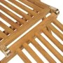 Liege aus massivem Teakholz mit Fußstütze von vidaXL, Liegen - Ref: Foro24-43800, Preis: 233,75 €, Rabatt: %