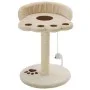 Cat scratching post with sisal post 40 cm beige and brown by vidaXL, Cat furniture - Ref: Foro24-170542, Price: 24,65 €, Disc...