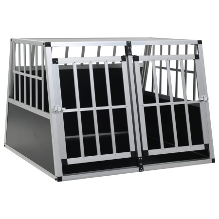 Jaula de perro con puerta doble 94x88x69 cm de vidaXL, Casetas para perros - Ref: Foro24-170665, Precio: 217,06 €, Descuento: %
