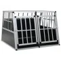 Jaula de perro con puerta doble 94x88x69 cm de vidaXL, Casetas para perros - Ref: Foro24-170665, Precio: 196,64 €, Descuento: %