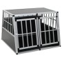 Jaula de perro con puerta doble 94x88x69 cm de vidaXL, Casetas para perros - Ref: Foro24-170665, Precio: 217,06 €, Descuento: %
