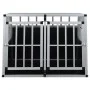 Jaula de perro con puerta doble 94x88x69 cm de vidaXL, Casetas para perros - Ref: Foro24-170665, Precio: 196,64 €, Descuento: %