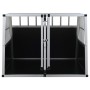 Jaula de perro con puerta doble 94x88x69 cm de vidaXL, Casetas para perros - Ref: Foro24-170665, Precio: 217,06 €, Descuento: %