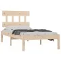 Solid wood bed frame 90x190 cm by , Beds and slatted bases - Ref: Foro24-3104703, Price: 78,32 €, Discount: %
