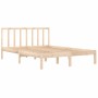 Estructura de cama de madera maciza de pino 160x200 cm