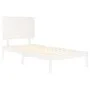 Estructura de cama individual madera maciza blanco 90x190 cm de , Camas y somieres - Ref: Foro24-3104769, Precio: 97,68 €, De...