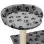 Cat scratching post with sisal post 95 cm gray footprints by vidaXL, Cat furniture - Ref: Foro24-170513, Price: 59,11 €, Disc...