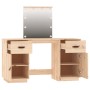 Juego de tocador con LED madera maciza de pino