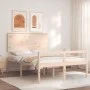 Doppelbett für Senioren mit Kopfteil aus Massivholz von , Betten und Lattenroste - Ref: Foro24-3195451, Preis: 143,60 €, Raba...