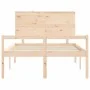 Doppelbett für Senioren mit Kopfteil aus Massivholz von , Betten und Lattenroste - Ref: Foro24-3195451, Preis: 143,60 €, Raba...