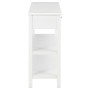 White MDF sideboard 110x35x80 cm by vidaXL, Sideboards - Ref: Foro24-280028, Price: 191,39 €, Discount: %