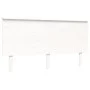 Double bed for seniors with white solid wood headboard by , Beds and slatted bases - Ref: Foro24-3195487, Price: 194,75 €, Di...